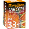 Lancety Wellion 100 ks - 33G