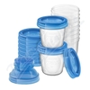 AVENT VIA zásob.10x180ml s víčky+adaptér