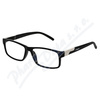 Brýle čtecí +3.00 černé s kovovým doplňkem FLEX
